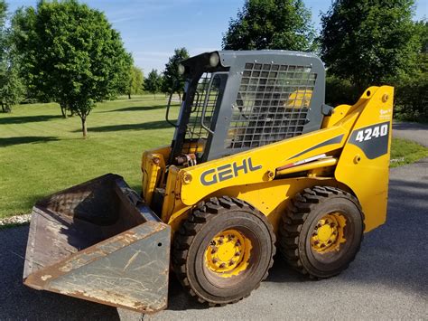 gehl used skid loaders|older gehl skid loader.